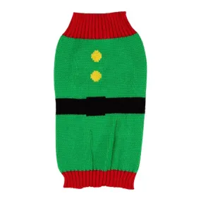Pet Brands Dress Up Festive Elf Jumper Outfit Medium