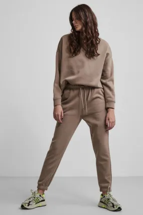Pieces - Pcchilli Sweat Pants - 3666655 Silver Mink