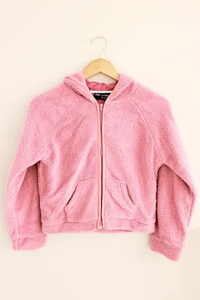 PINK SHERPA JACKET | KIDS SIZE 7-16