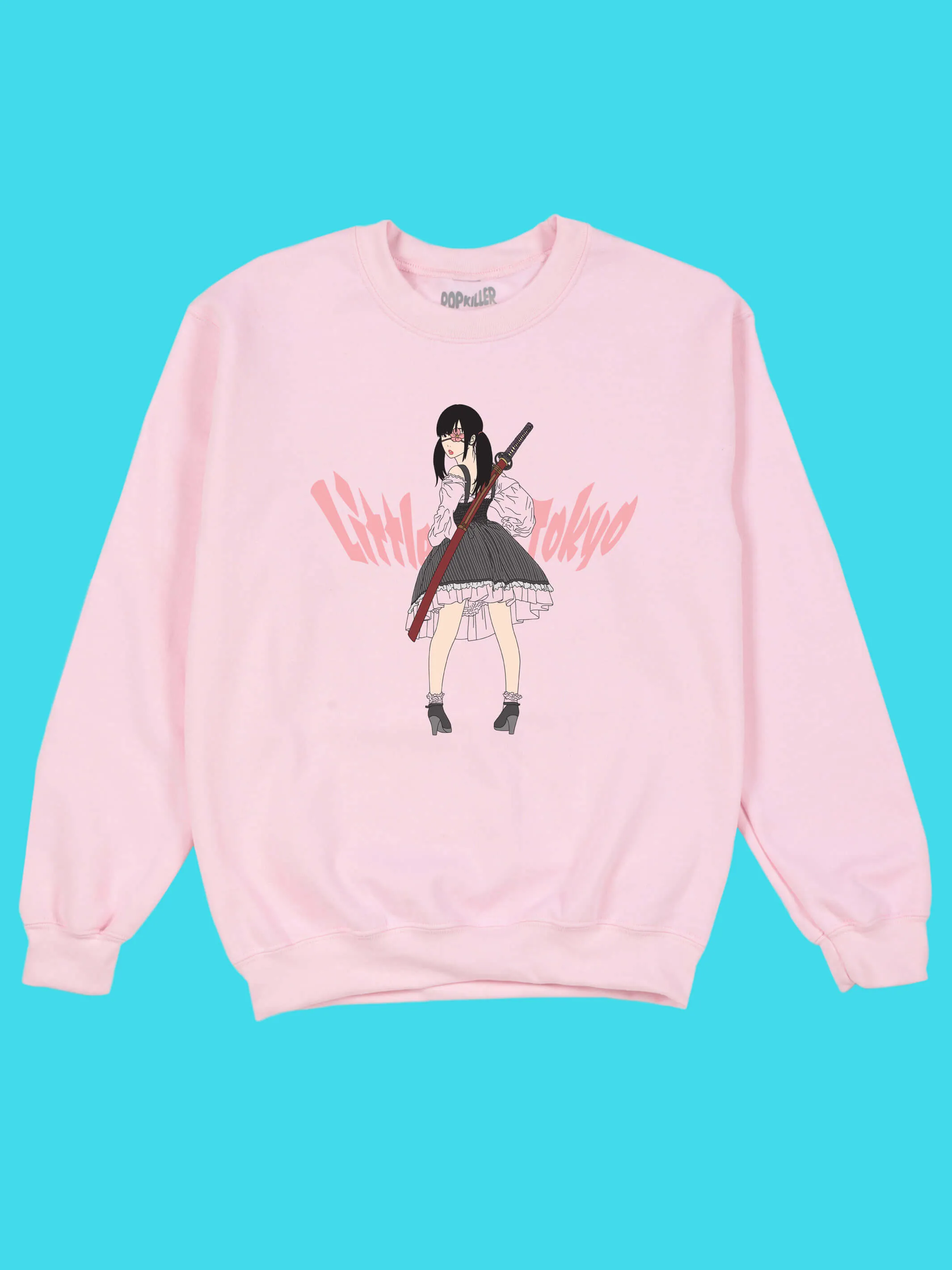 Popkiller Artist Series Sagaken Little Tokyo Girl Pullover Sweatshirt