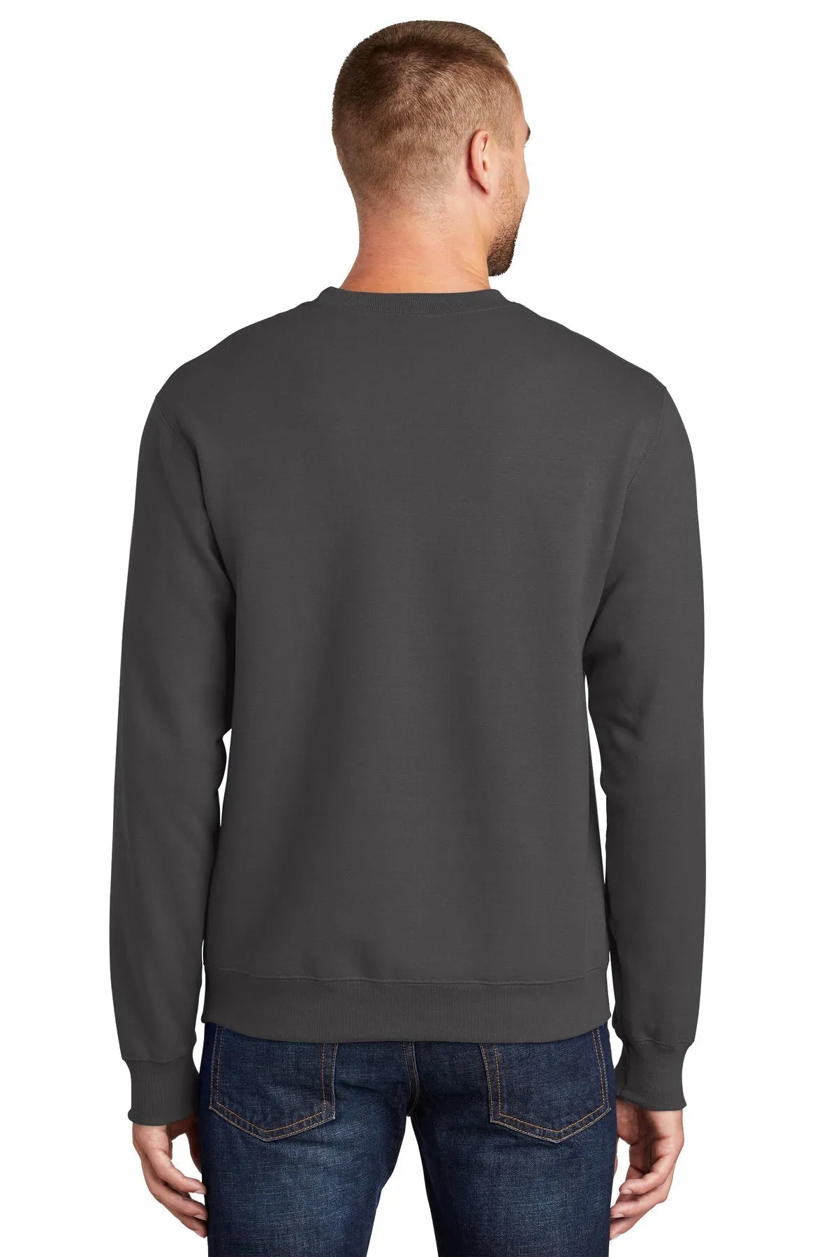 Port & Company Fleece Crewneck, Charcoal [CR Powered by Epiroc]