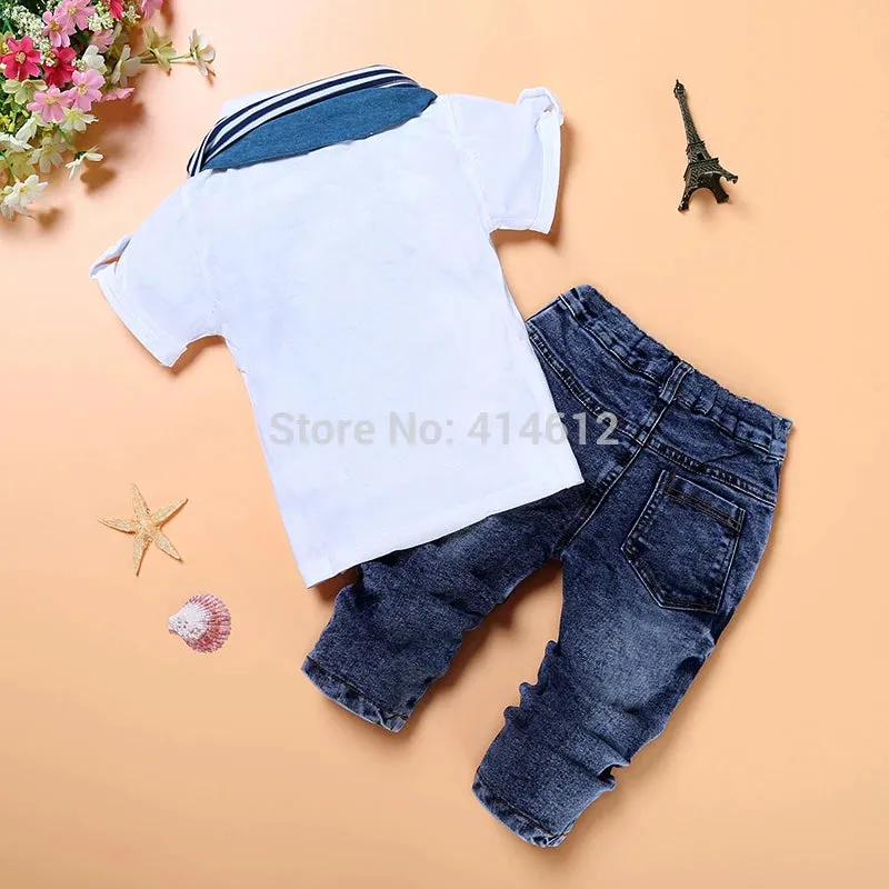"Keith" Boys Trendy Jean 3 PC Set