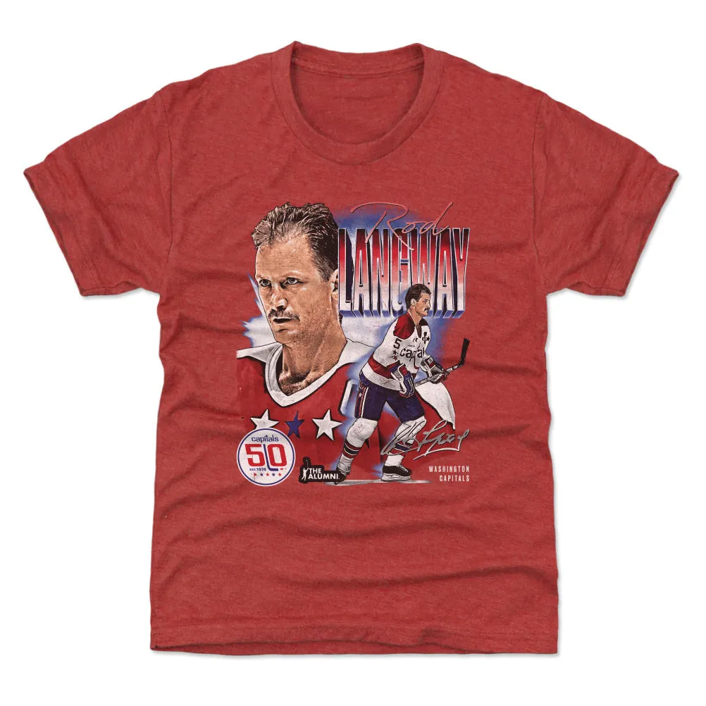 Rod Langway Washington Capitals Vintage WHT