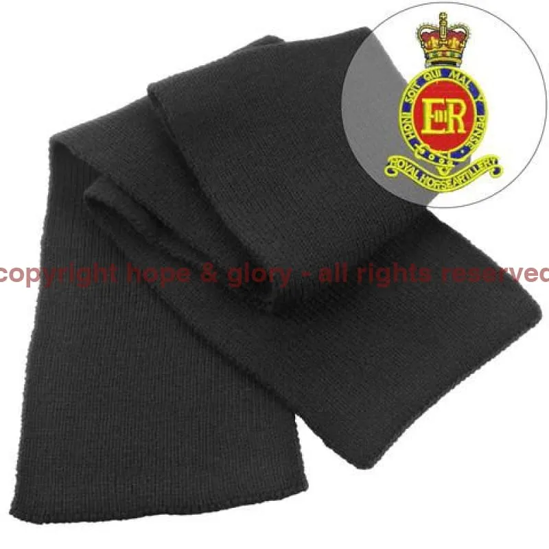 Royal Horse Artillery Heavy Knit Scarf