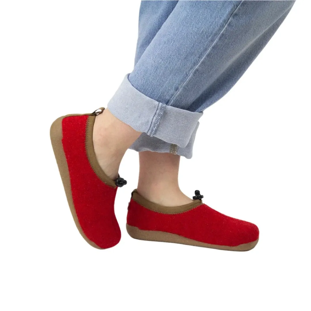 Sanita Samso Women's Slippers In Red