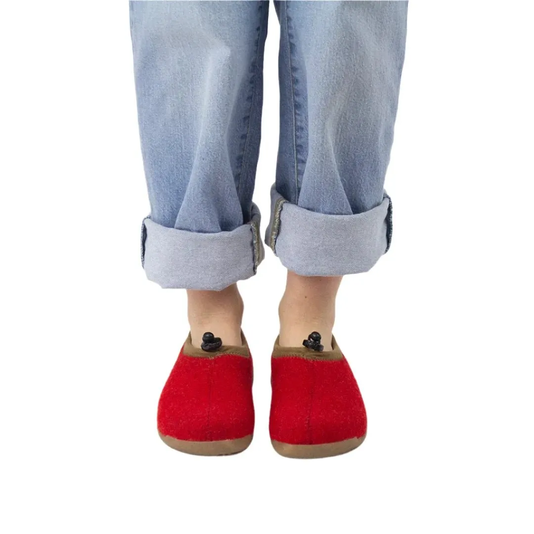 Sanita Samso Women's Slippers In Red