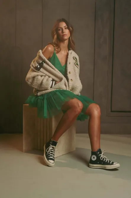 Sherpa Varsity Jacket
