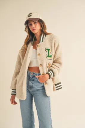 Sherpa Varsity Jacket