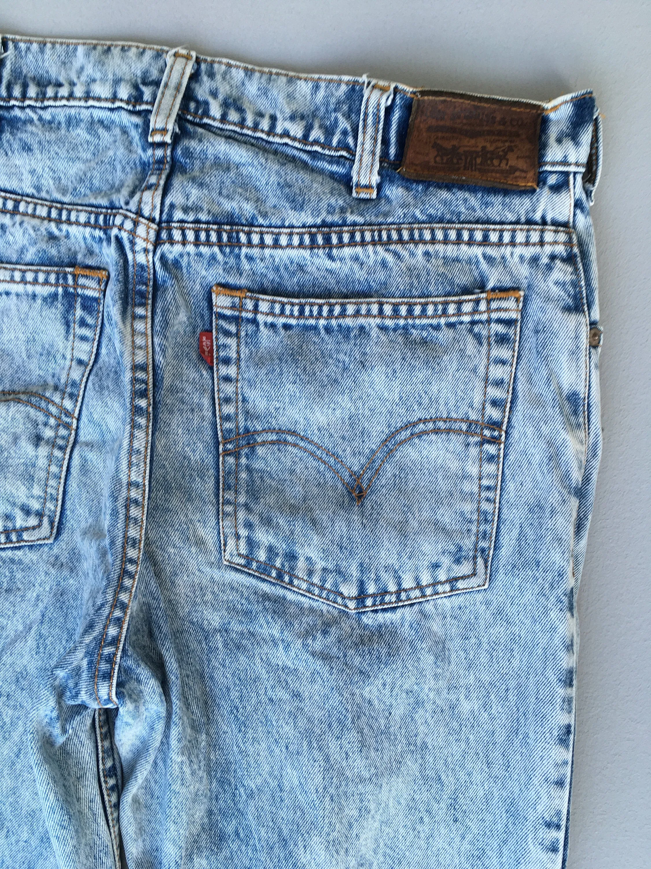 Size 30x27.5 Levi's 626 Faded Blue Jeans High Waisted