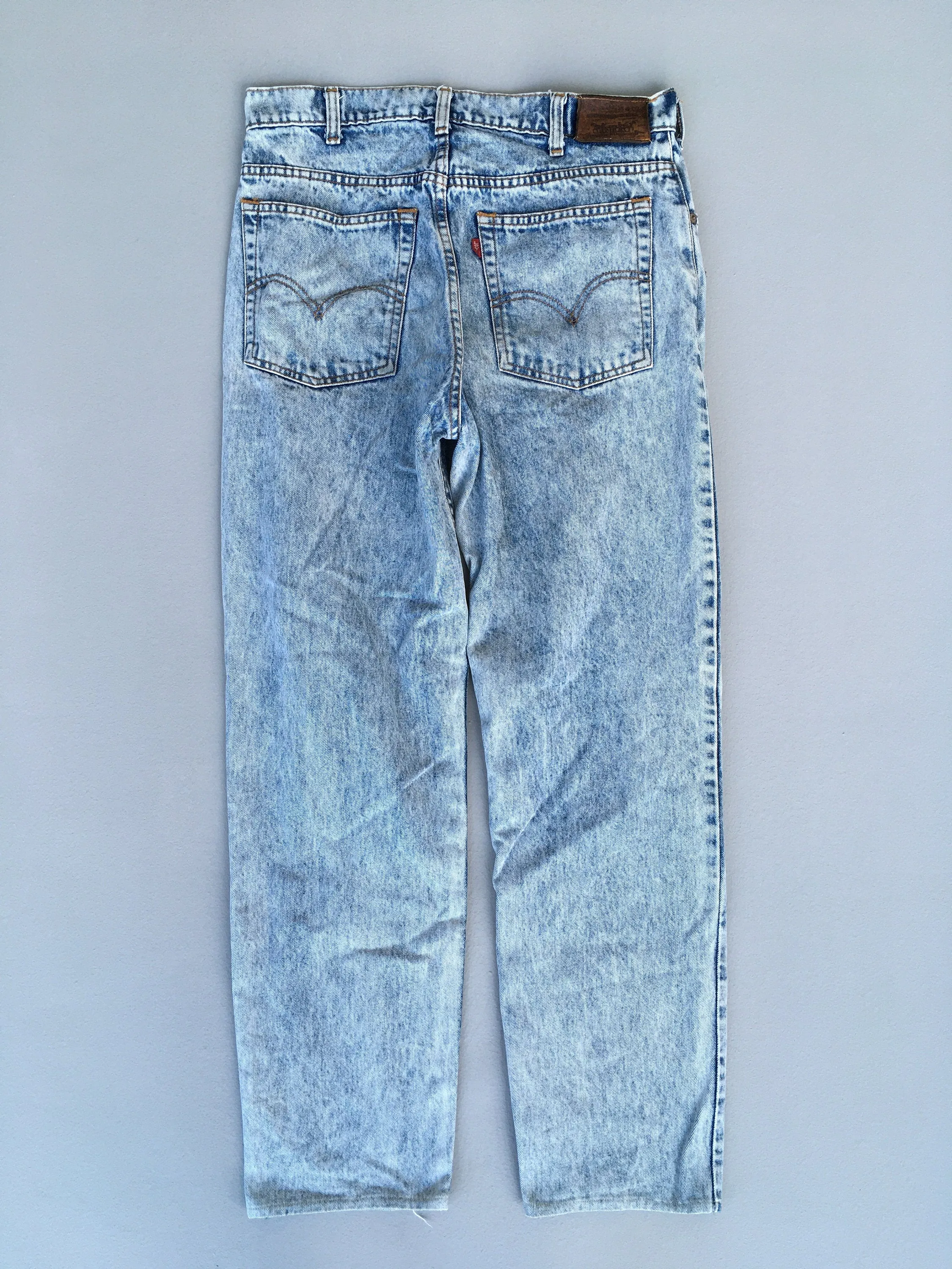 Size 30x27.5 Levi's 626 Faded Blue Jeans High Waisted