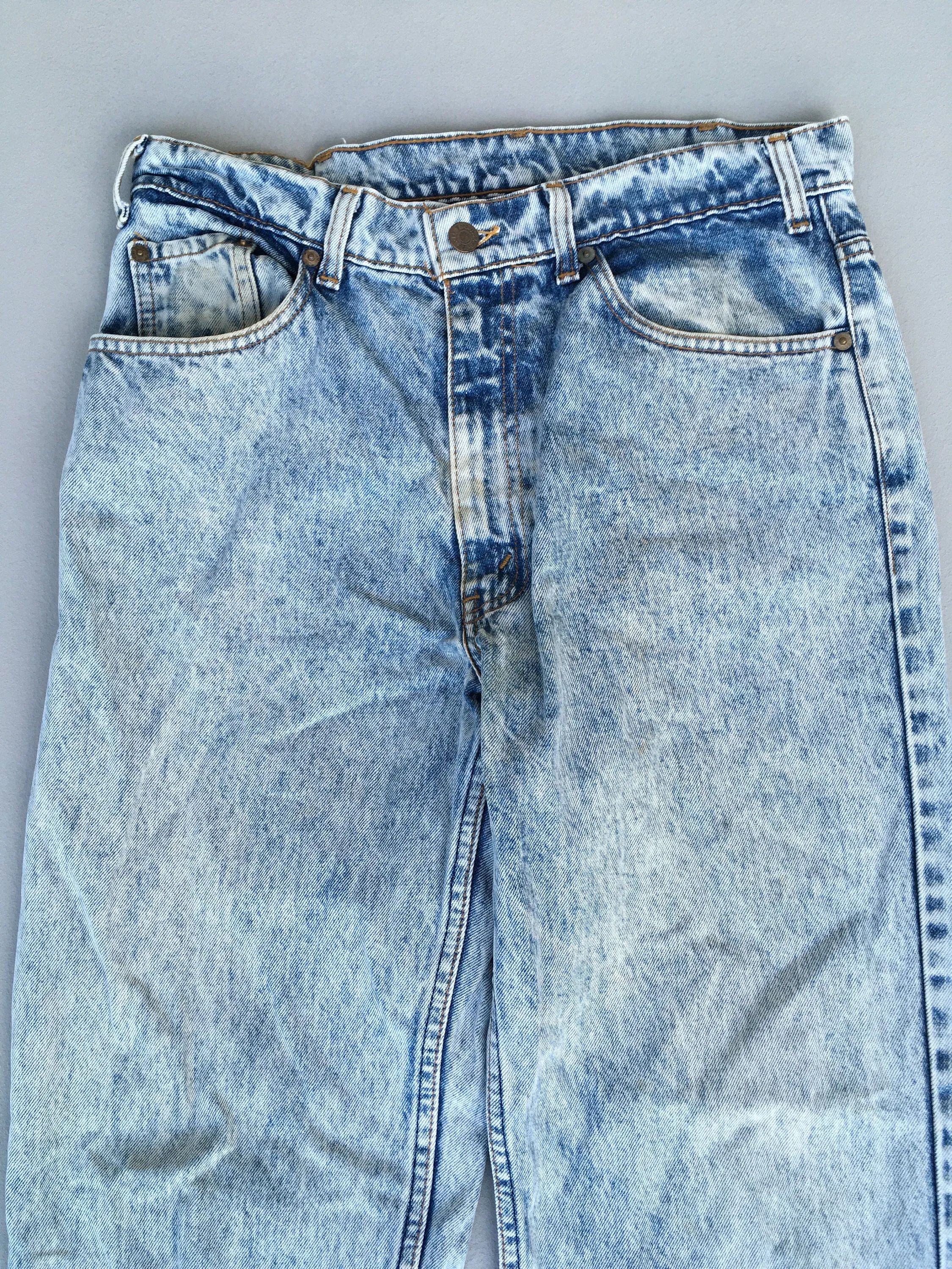 Size 30x27.5 Levi's 626 Faded Blue Jeans High Waisted