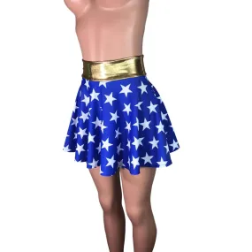 Skater Skirt - Wonder Woman Inspired