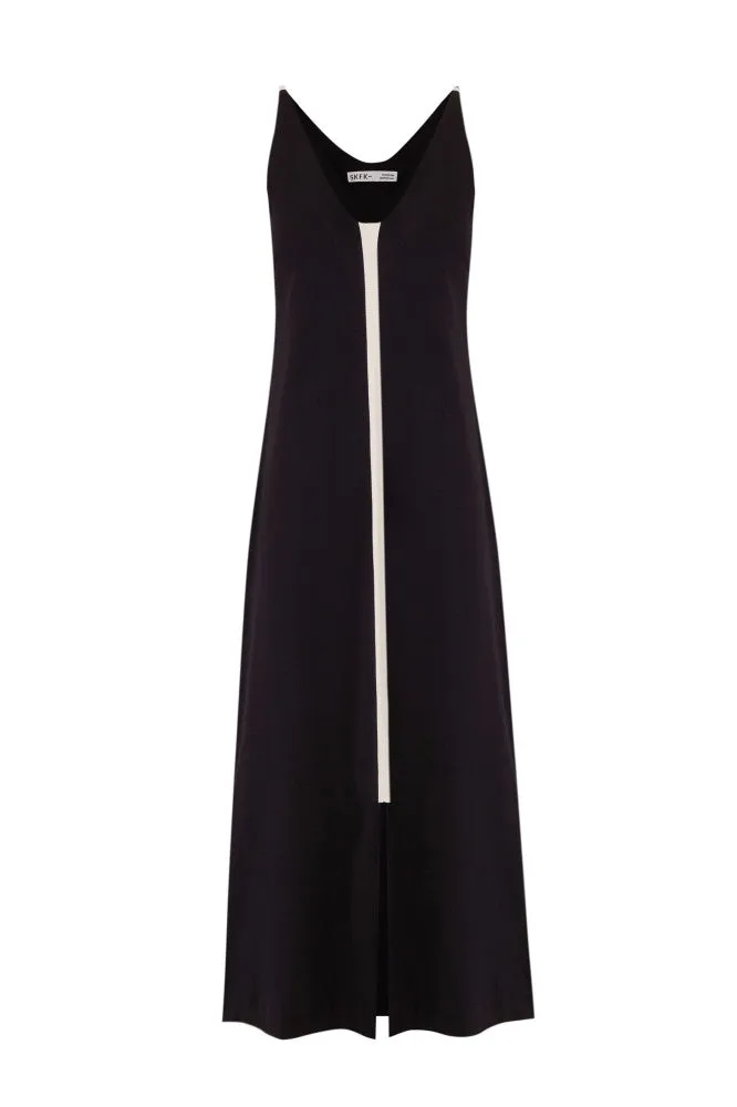 SKFK Zaine Black & White Stripe Dress