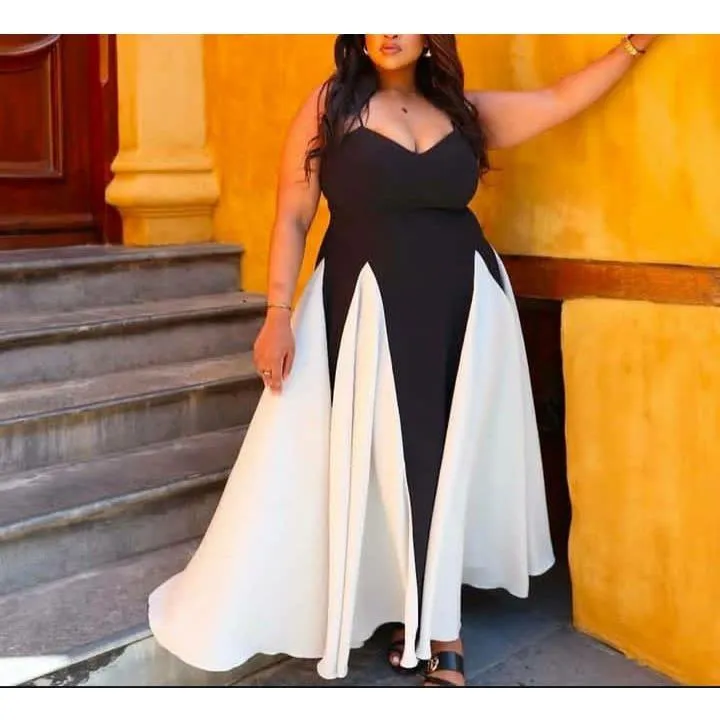 Spaghetti Straps Sweetheart Princess Maxi Dress