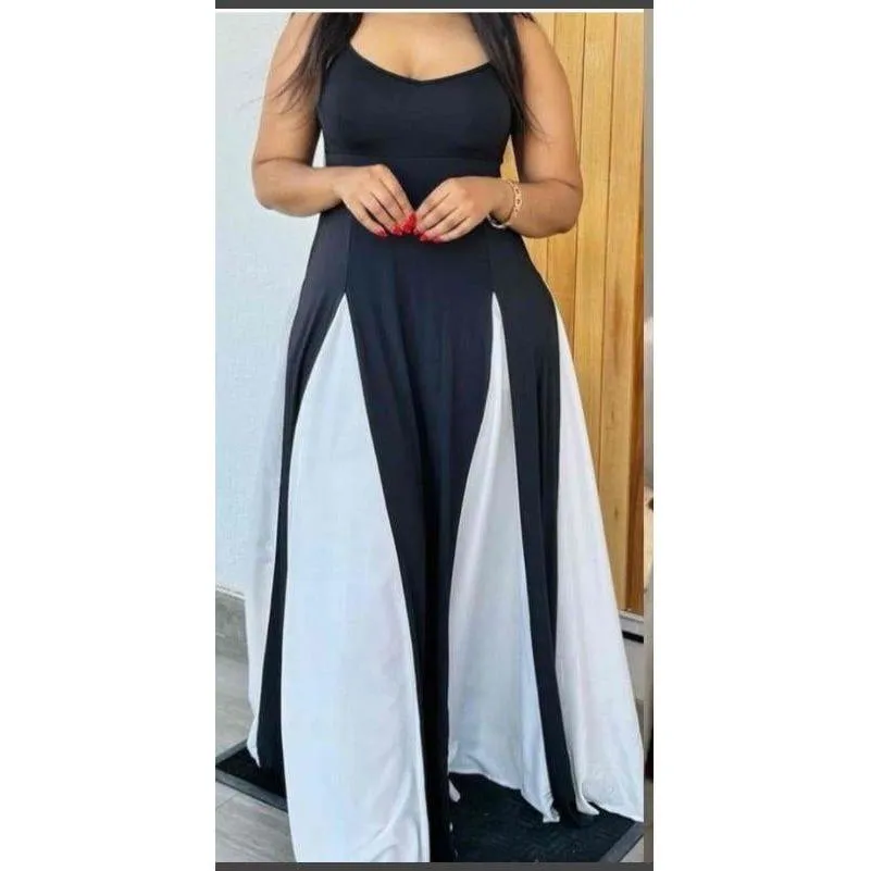 Spaghetti Straps Sweetheart Princess Maxi Dress