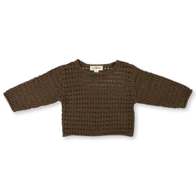 Summer Open Knit Pull Over - Mud