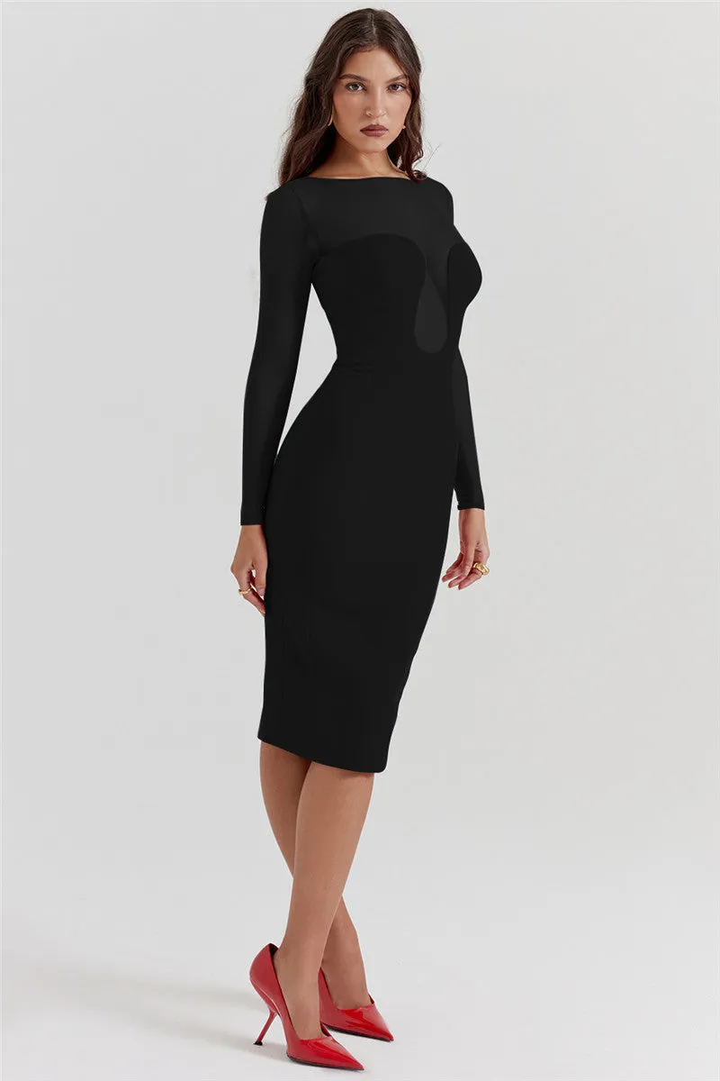Tanya Strapless Sexy Midi Dress