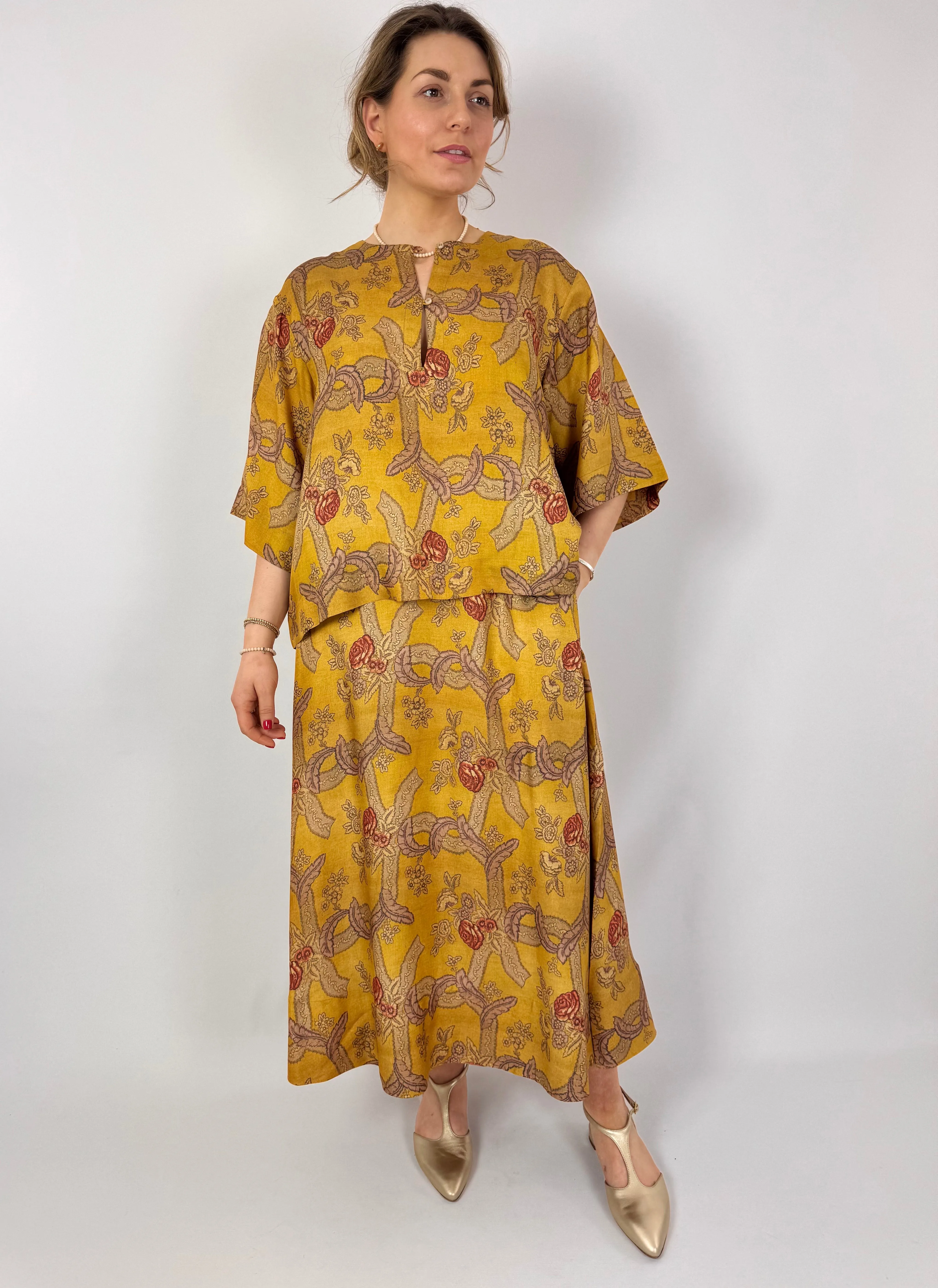 Tapis Noir Caroline Skirt Yellow