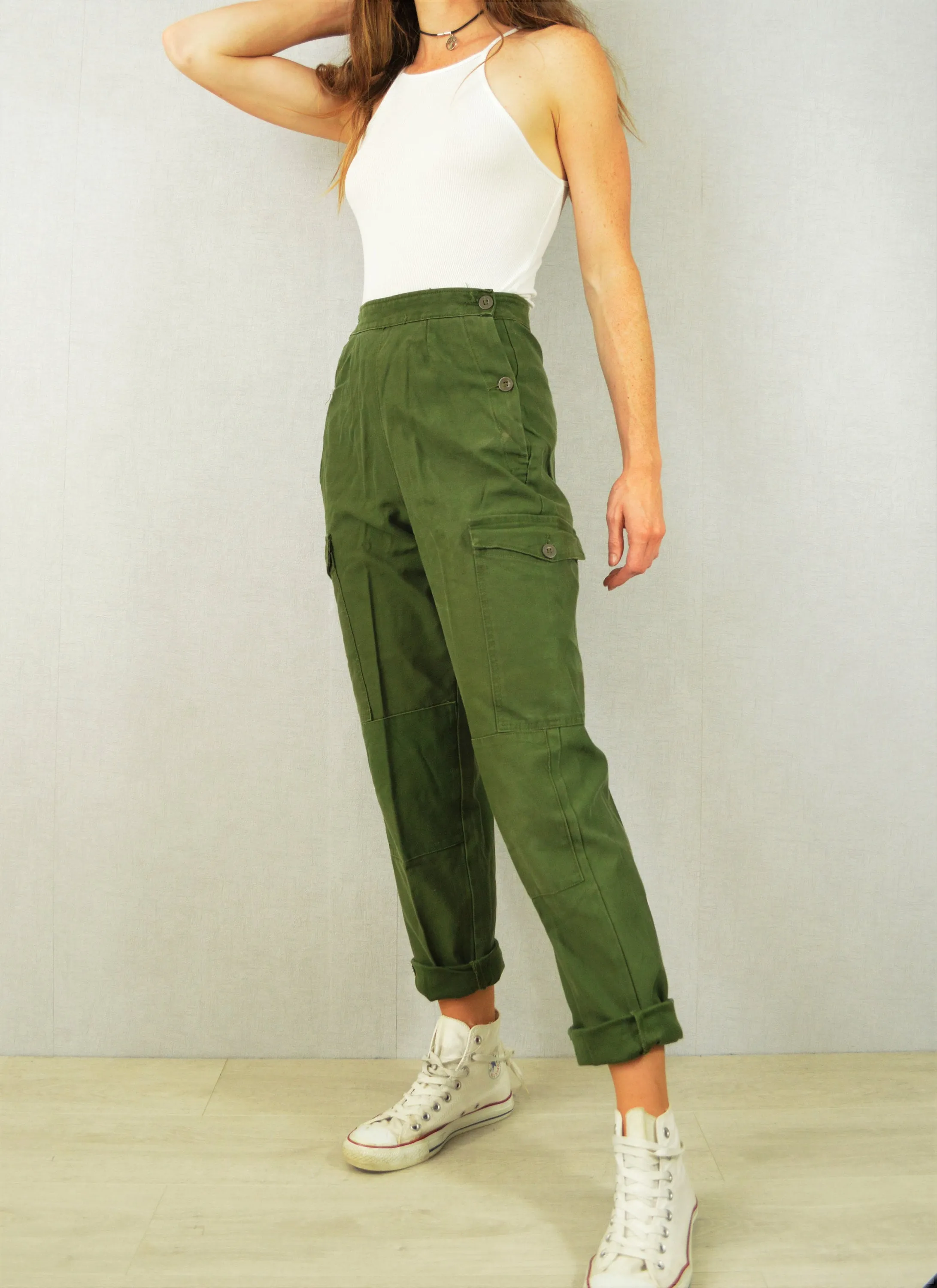 Vintage High Waist Swedish Trousers