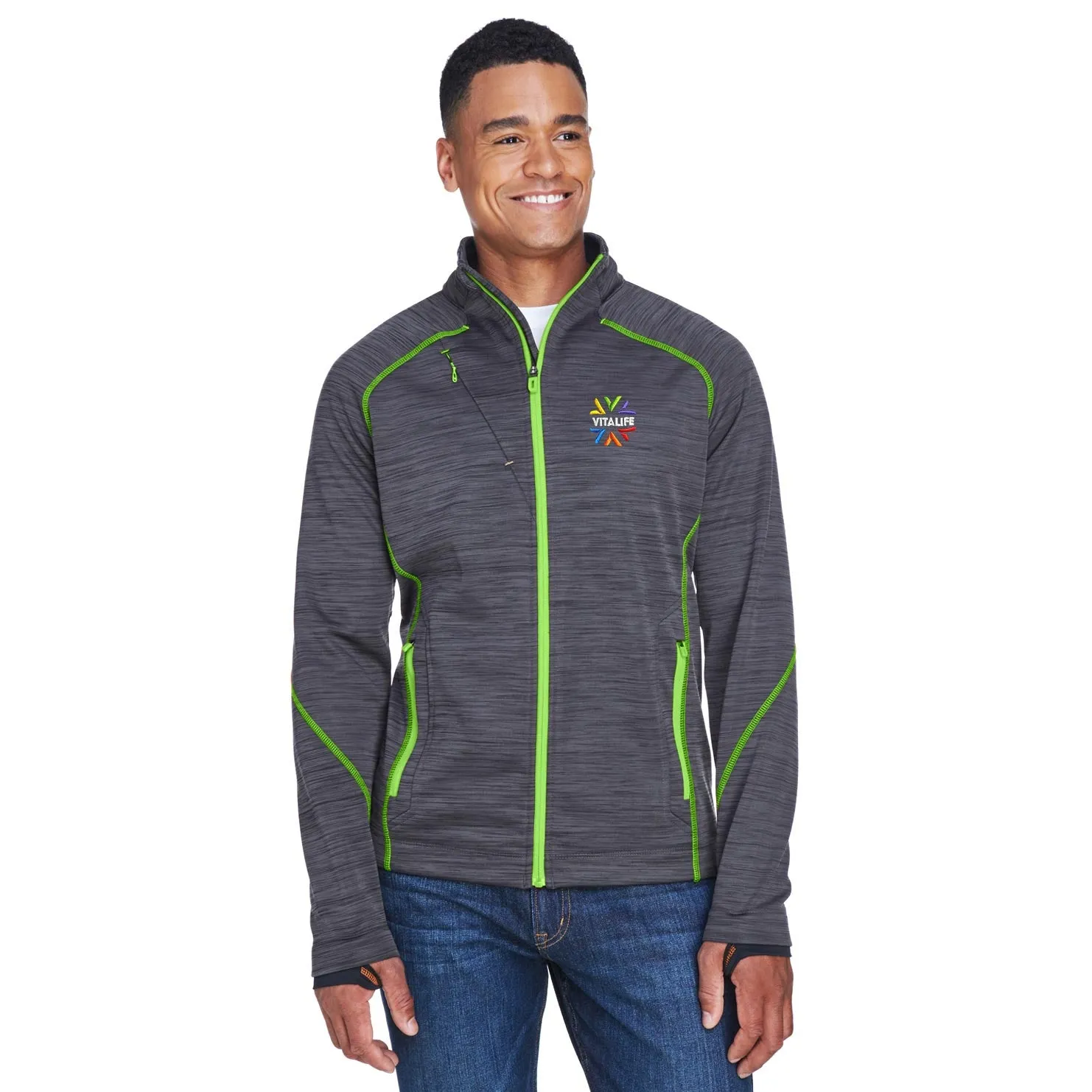VitaLife Flux Mélange Fleece Mens Jacket