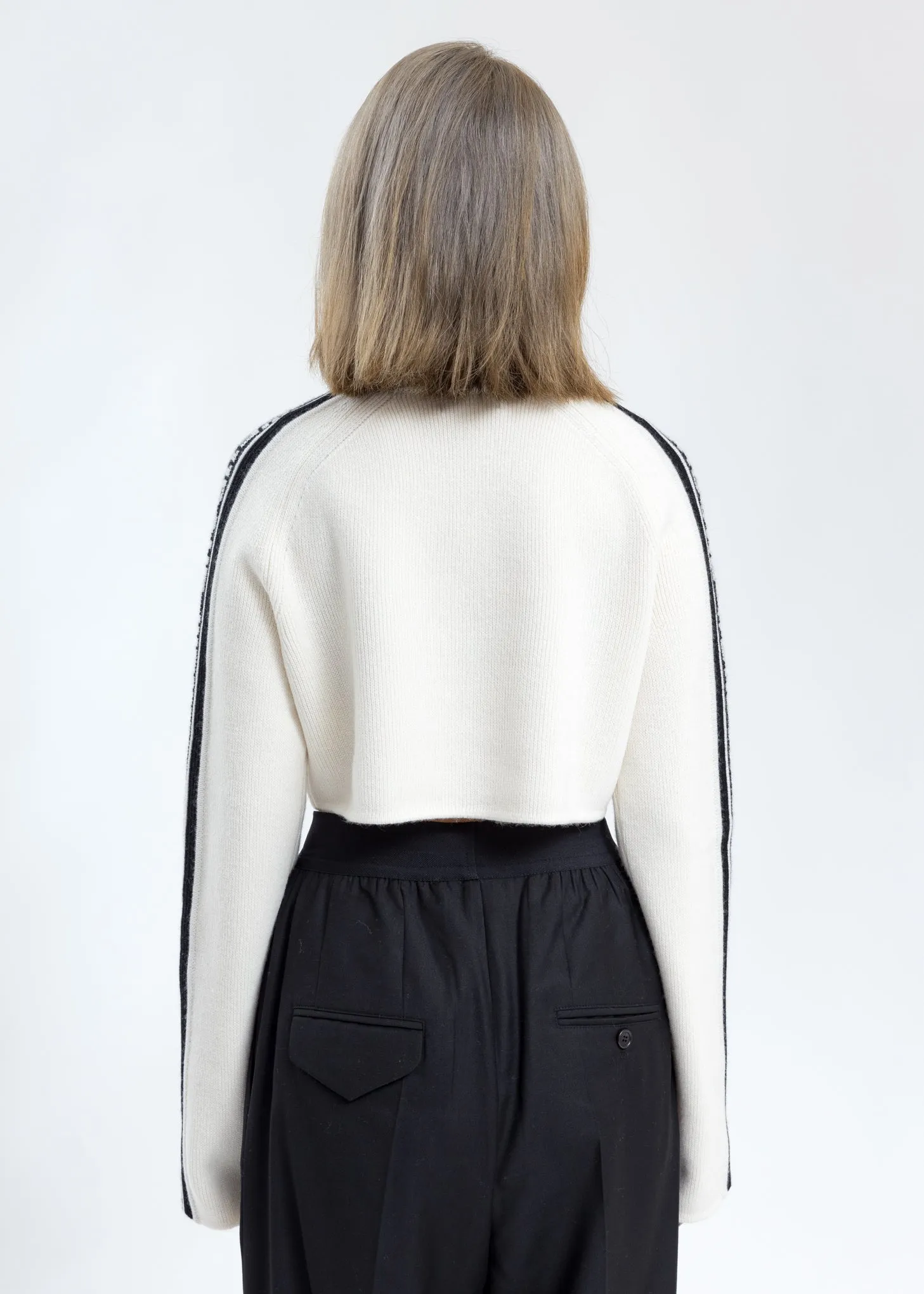 White Side WE11DONE Crop Turtle Neck