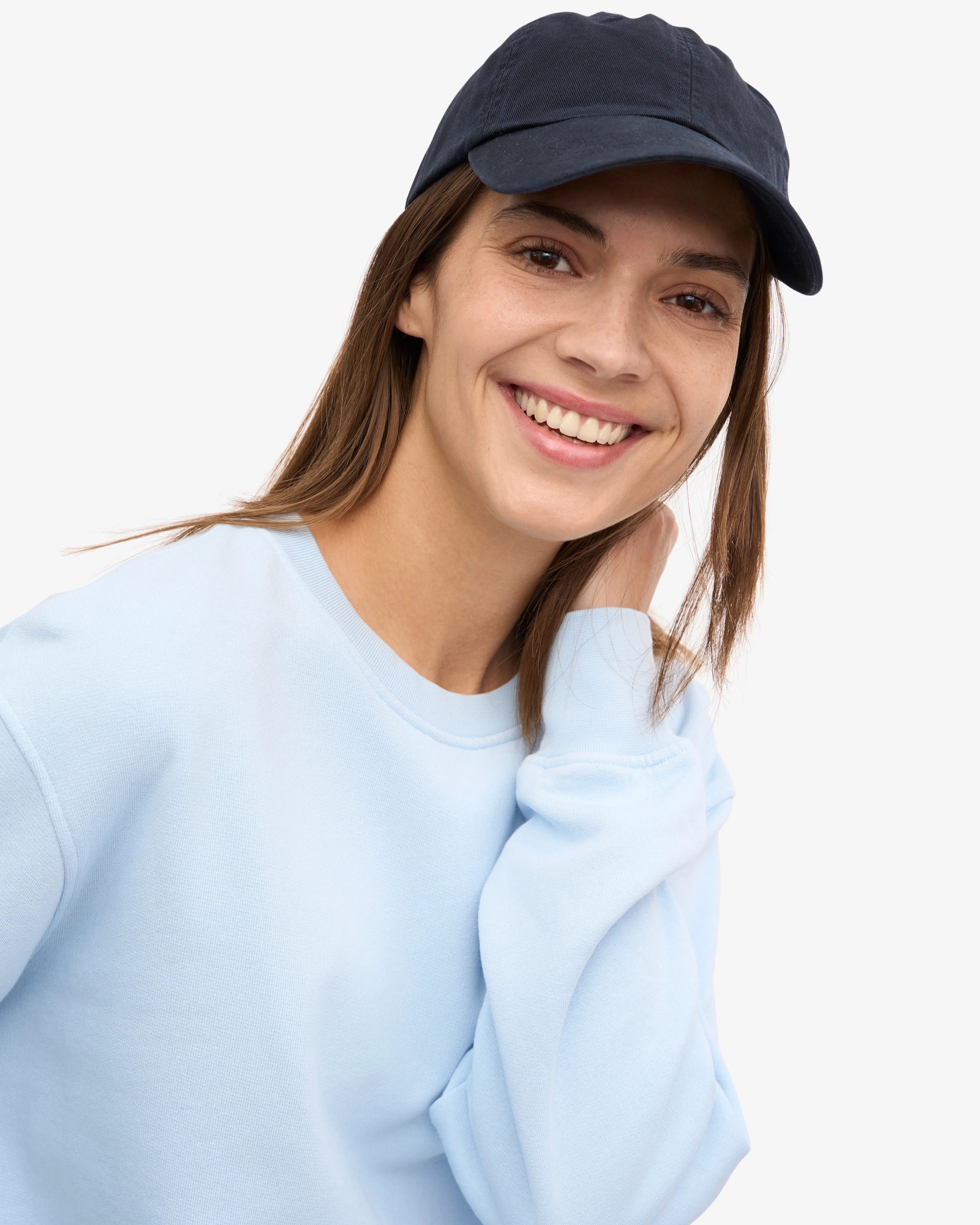 Women Classic Organic Crew - Polar Blue