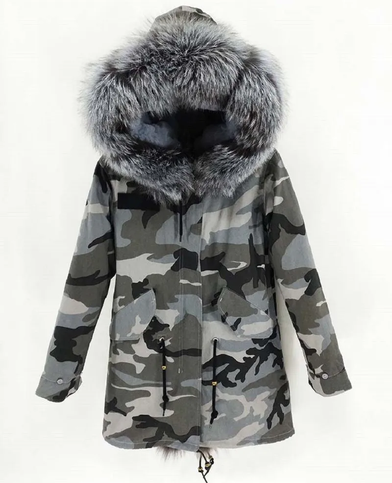 Women's Winter Casual Detachable Thick Parka With Fox Fur