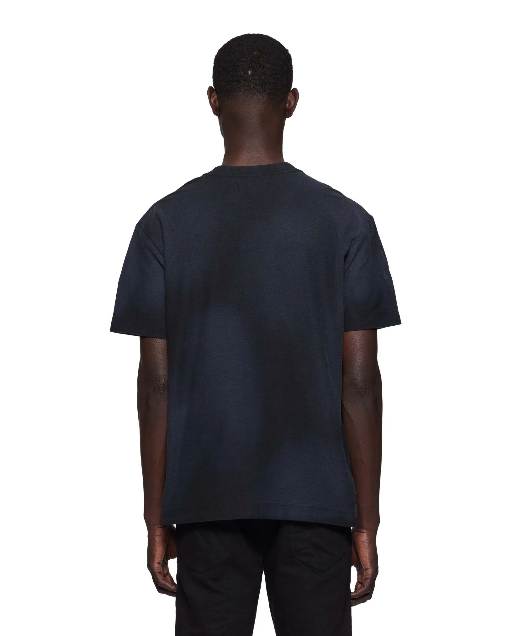 Worn Gothic Wordmark Tee - Black