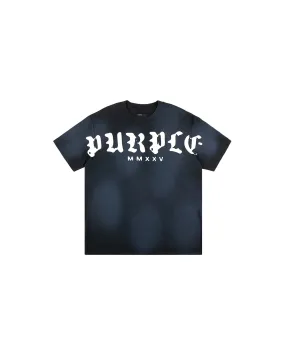 Worn Gothic Wordmark Tee - Black