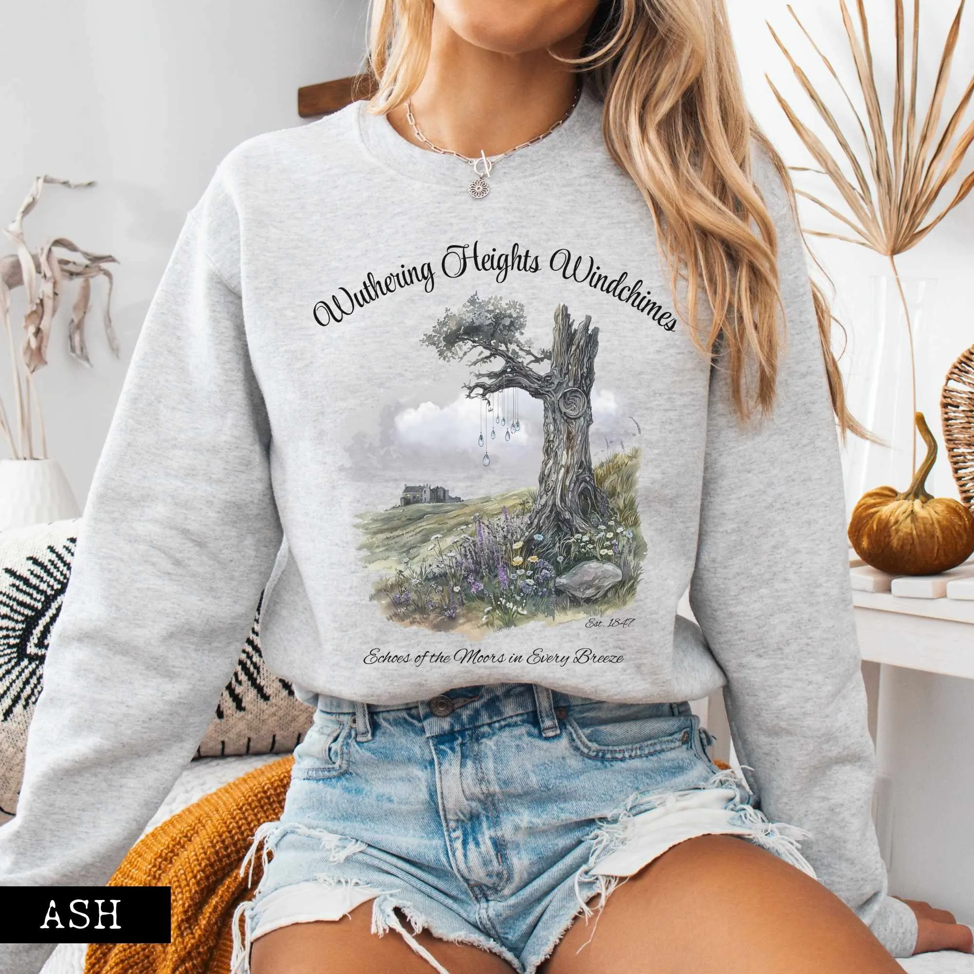 Wuthering Heights Windchimes Brontë Sweatshirt