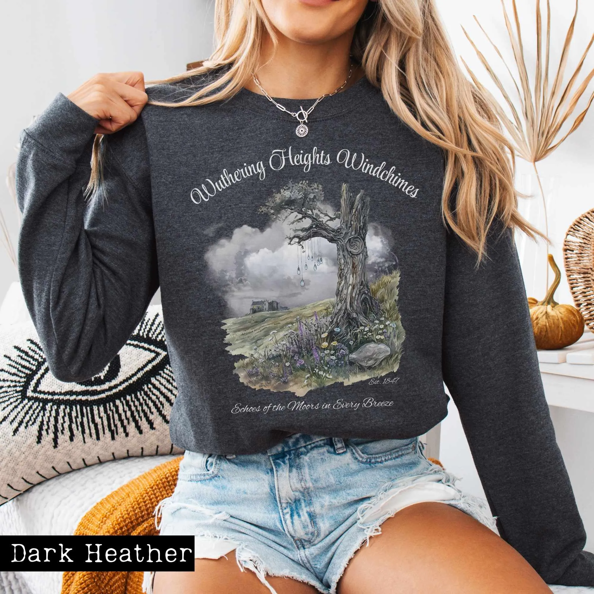 Wuthering Heights Windchimes Brontë Sweatshirt