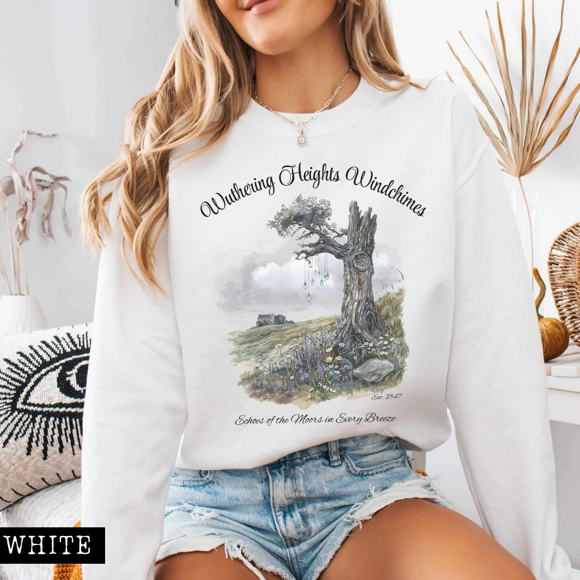 Wuthering Heights Windchimes Brontë Sweatshirt