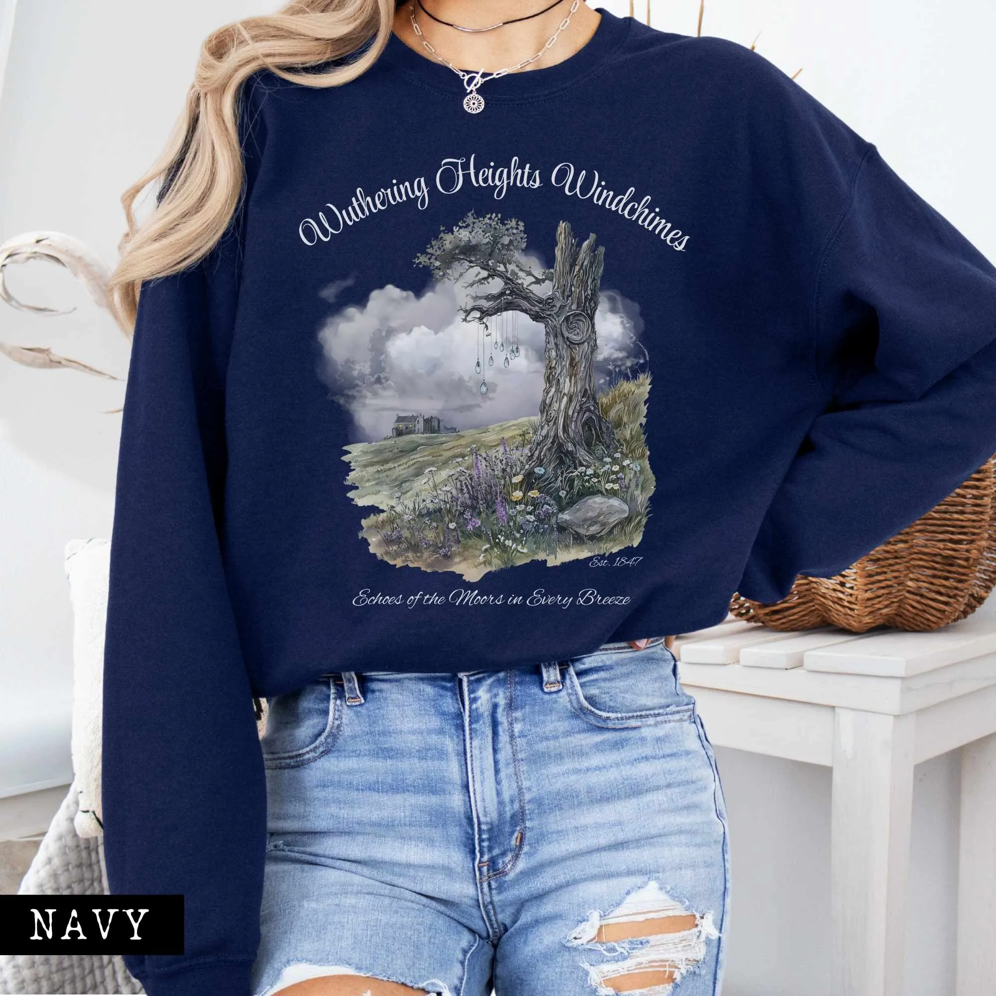 Wuthering Heights Windchimes Brontë Sweatshirt