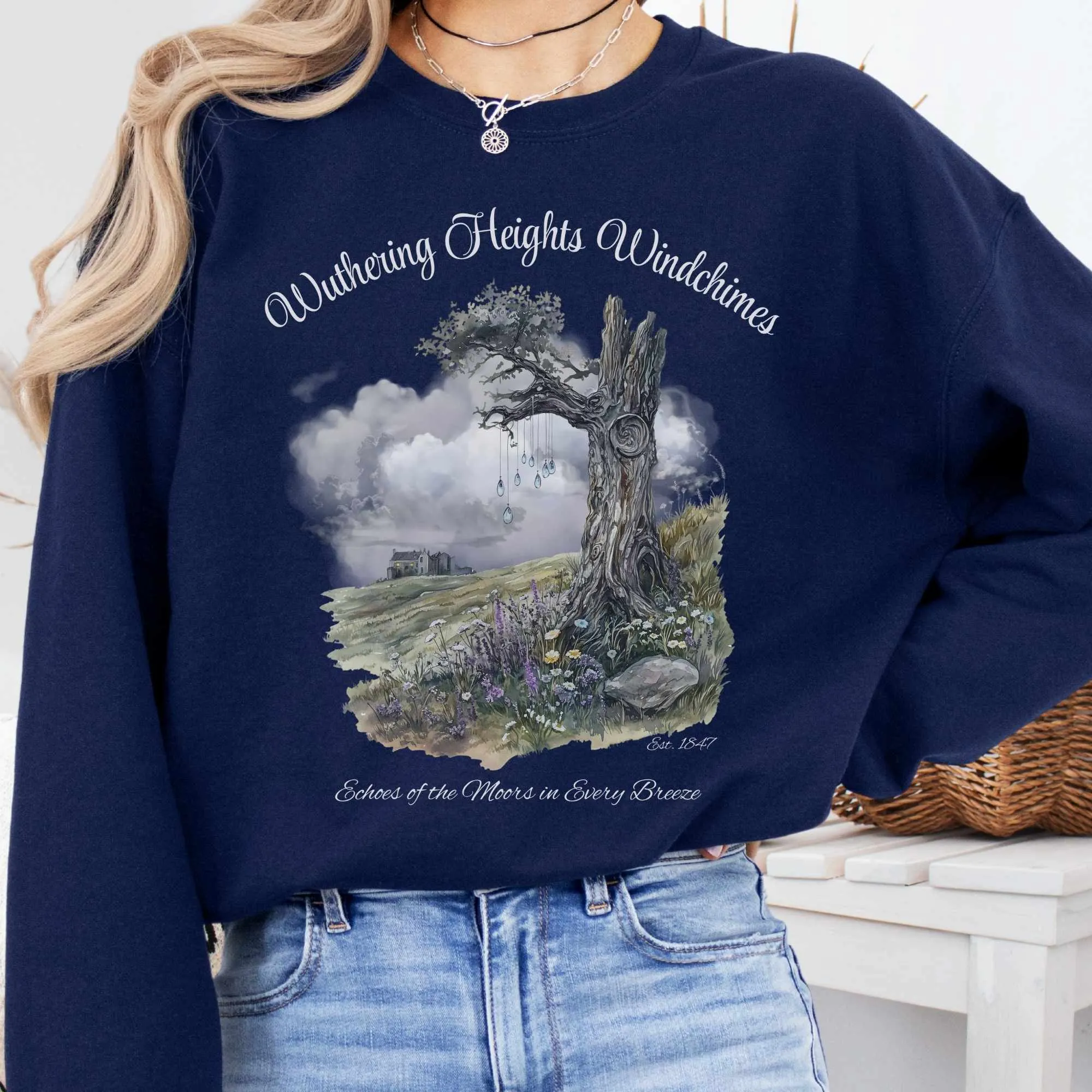 Wuthering Heights Windchimes Brontë Sweatshirt