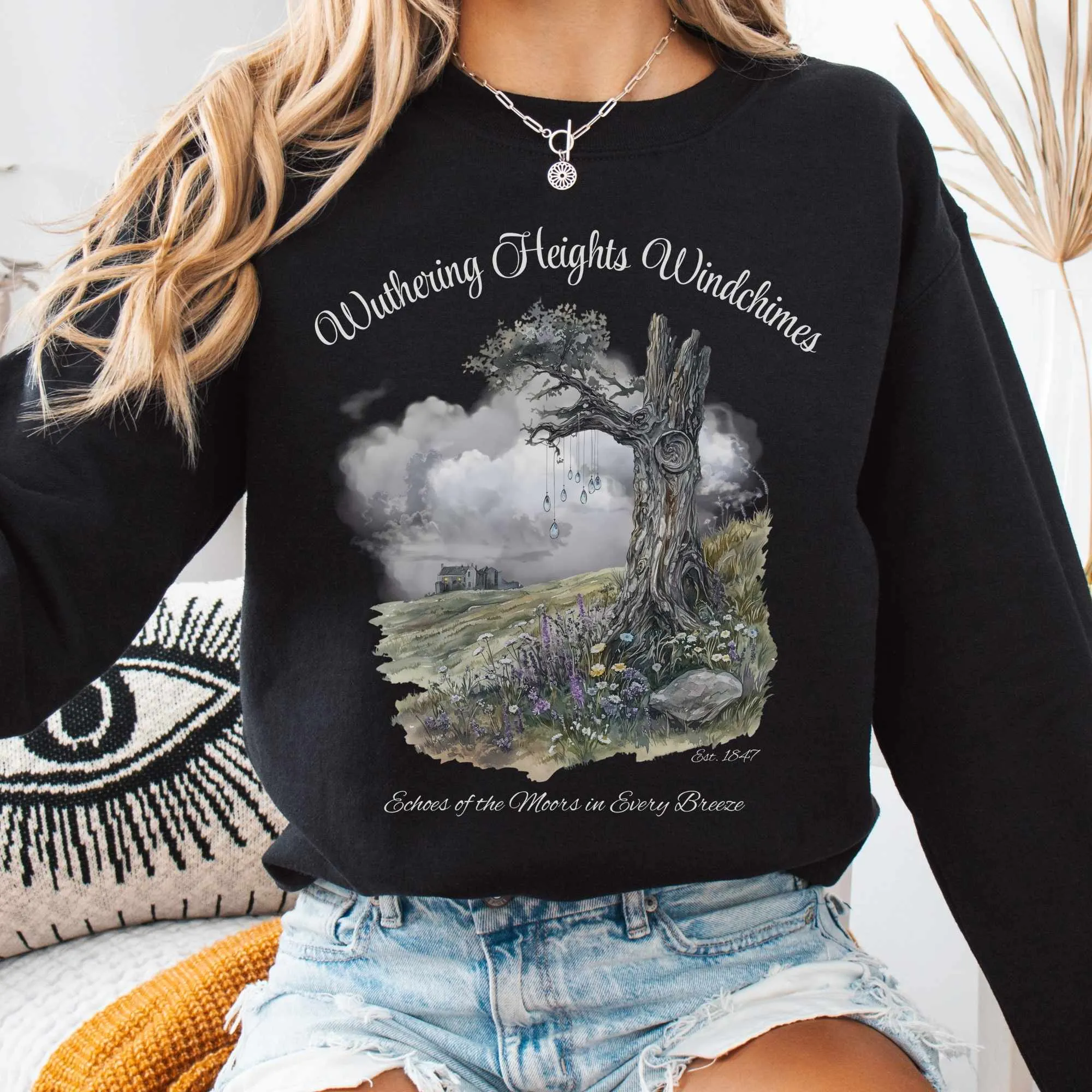 Wuthering Heights Windchimes Brontë Sweatshirt