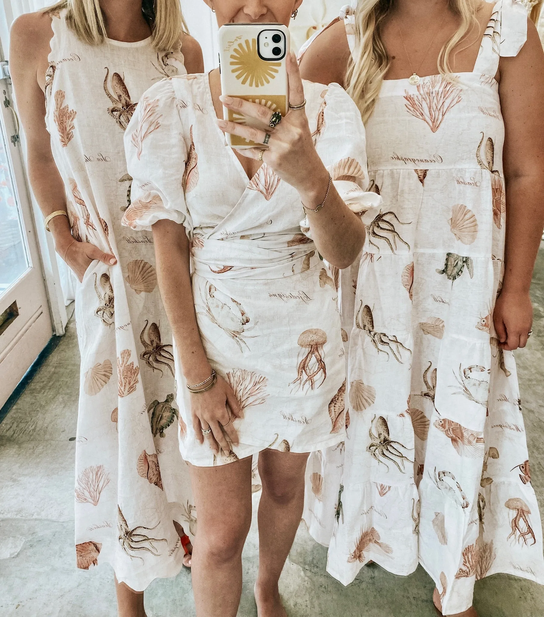 Yoli Dress - Printed Linen