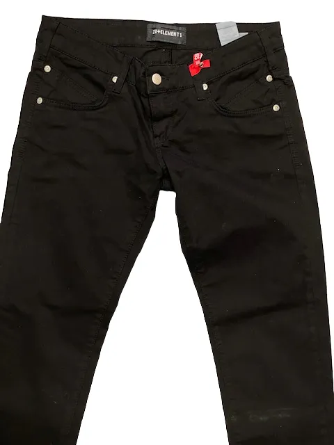 Zu Element jeans da donna Z1704490497704 D001 4 nero